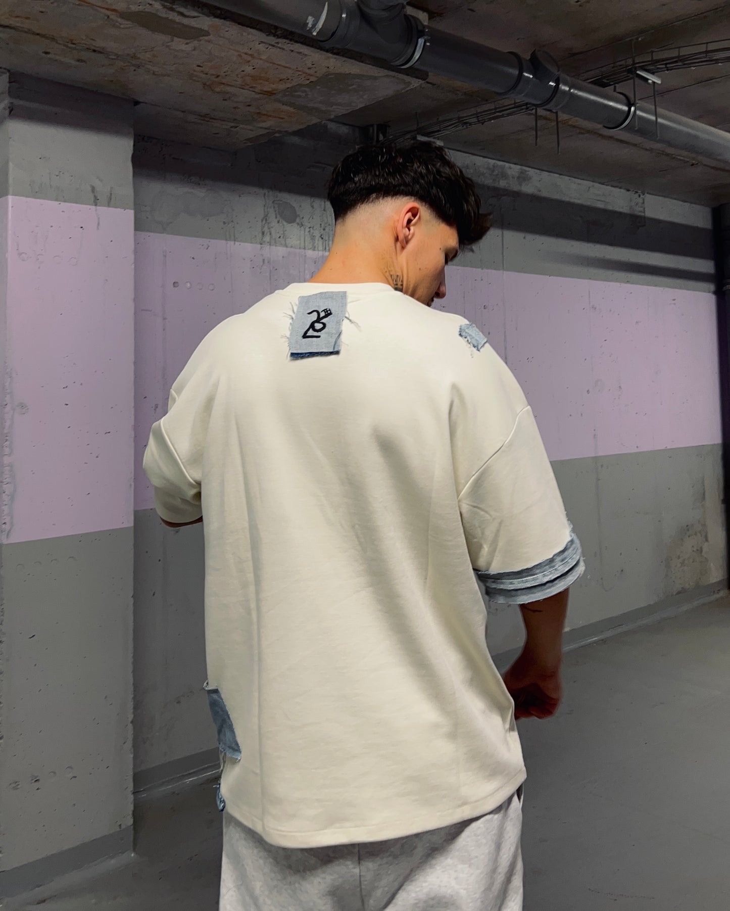 Tricou oversized - Denim