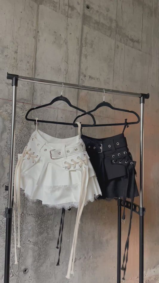 Fustă Freya - alb//negru